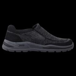 Arch Fit Motley - Vaseo Skechers Scarpe Sportive Slip On Da Uomo Nero - 204495