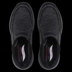 Arch Fit Motley - Vaseo Skechers Scarpe Sportive Slip On Da Uomo Nero - 204495