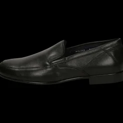Baerchi Mocassini Da Uomo In Pelle Nera 3401 Nero - 3401