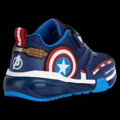 Bayonyc Geox Scarpe Sportive Sneakers Da Bambino Blu - J36FEC