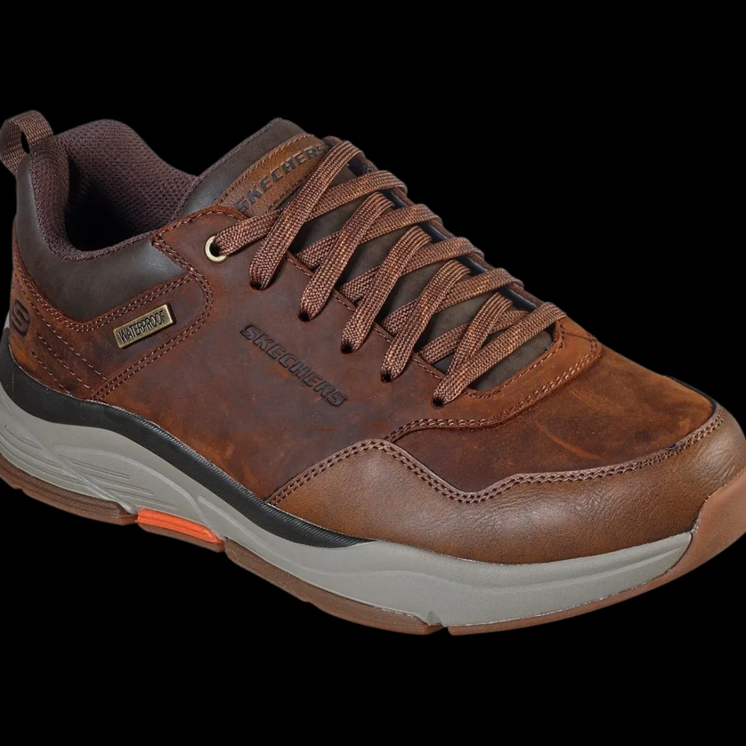 Benago Hombr Skechers Sneakers Da Uomo 210021 Dark Brown - 210021