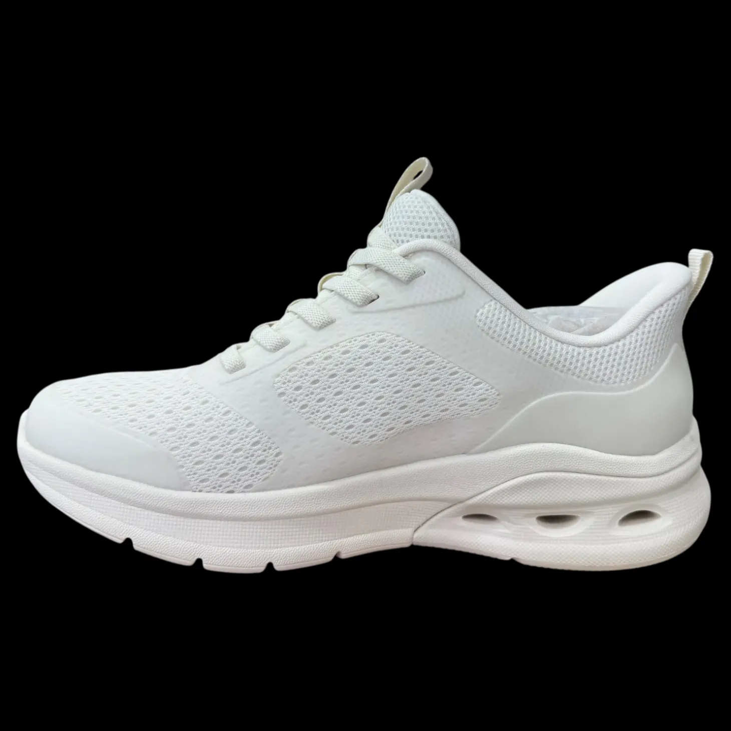 Bobs Arc Waves 2.0 Skechers Scarpe Sportive Sneakers Da Donna Bianco - 117626