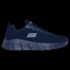 Bobs B Flex - Chill Edge Skechers Scarpe Sportive Sneakers Da Uomo Blu - 118106