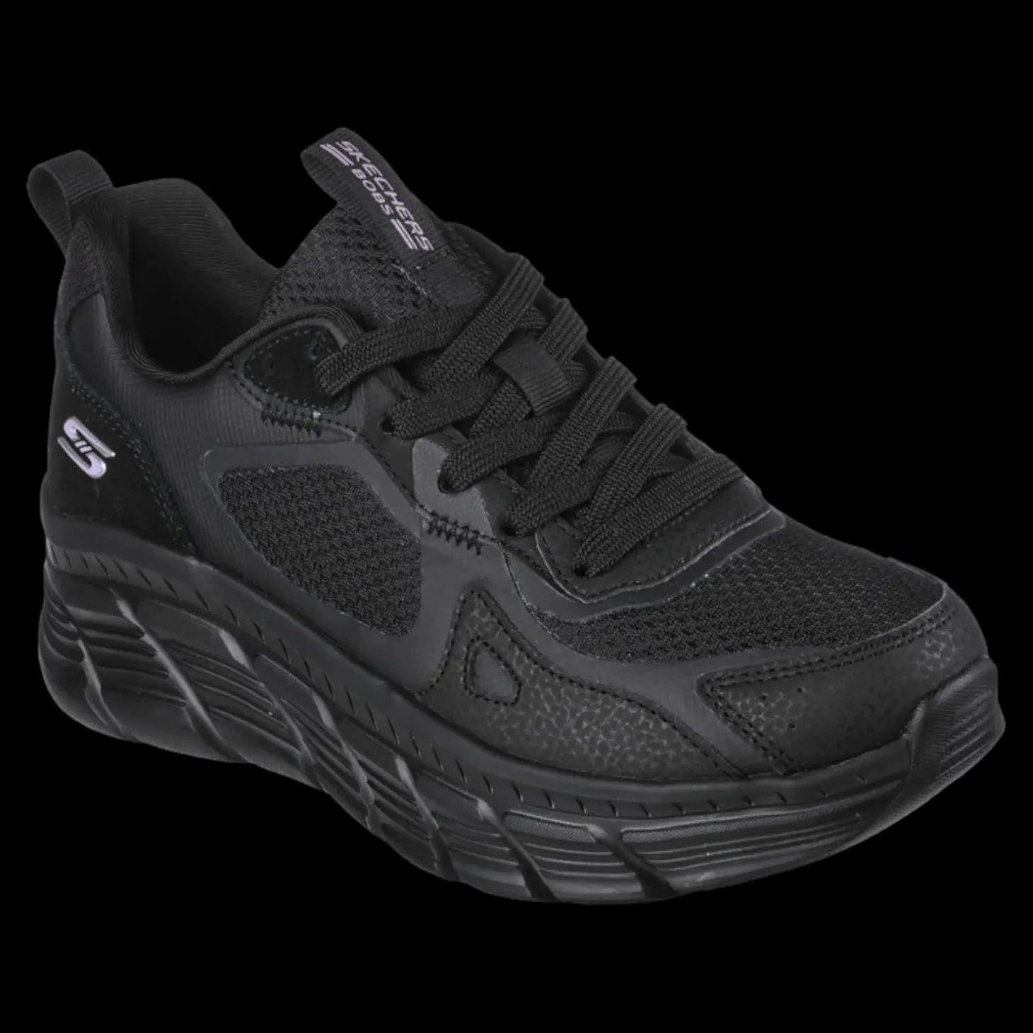 Bobs B Flex Hi - Forces Within Skechers Scarpe Sportive Da Donna Nero - 117380
