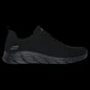 Bobs Bflex Lo - Graceful Stride Skechers Scarpe Sportive Sneakers Da Donna Nero - 117591