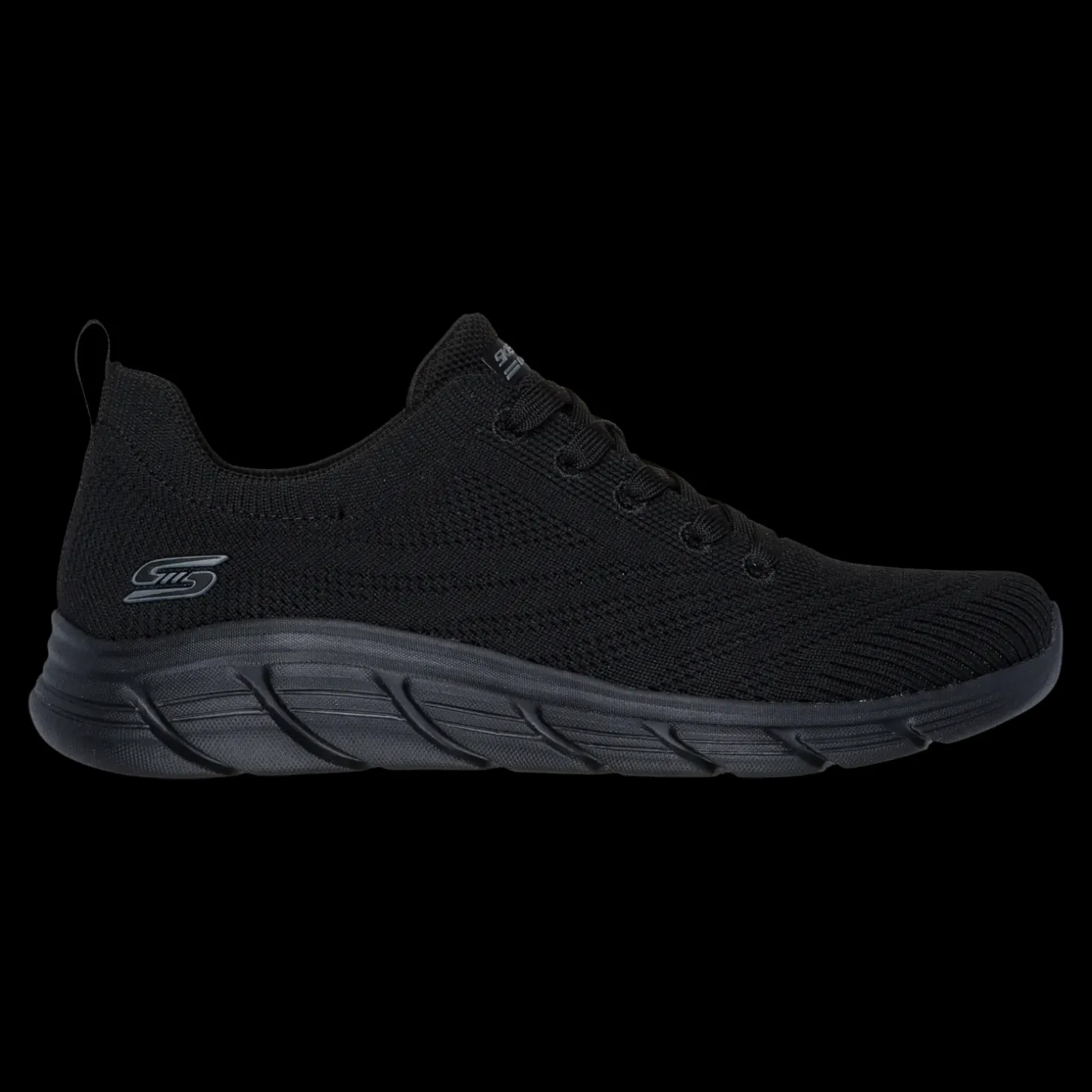 Bobs Bflex Lo - Graceful Stride Skechers Scarpe Sportive Sneakers Da Donna Nero - 117591