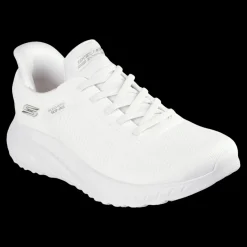 Bobs Squad Chaos - Current Mu Skechers Scarpe Sportive Sneakers Da Donna Bianco - 117497