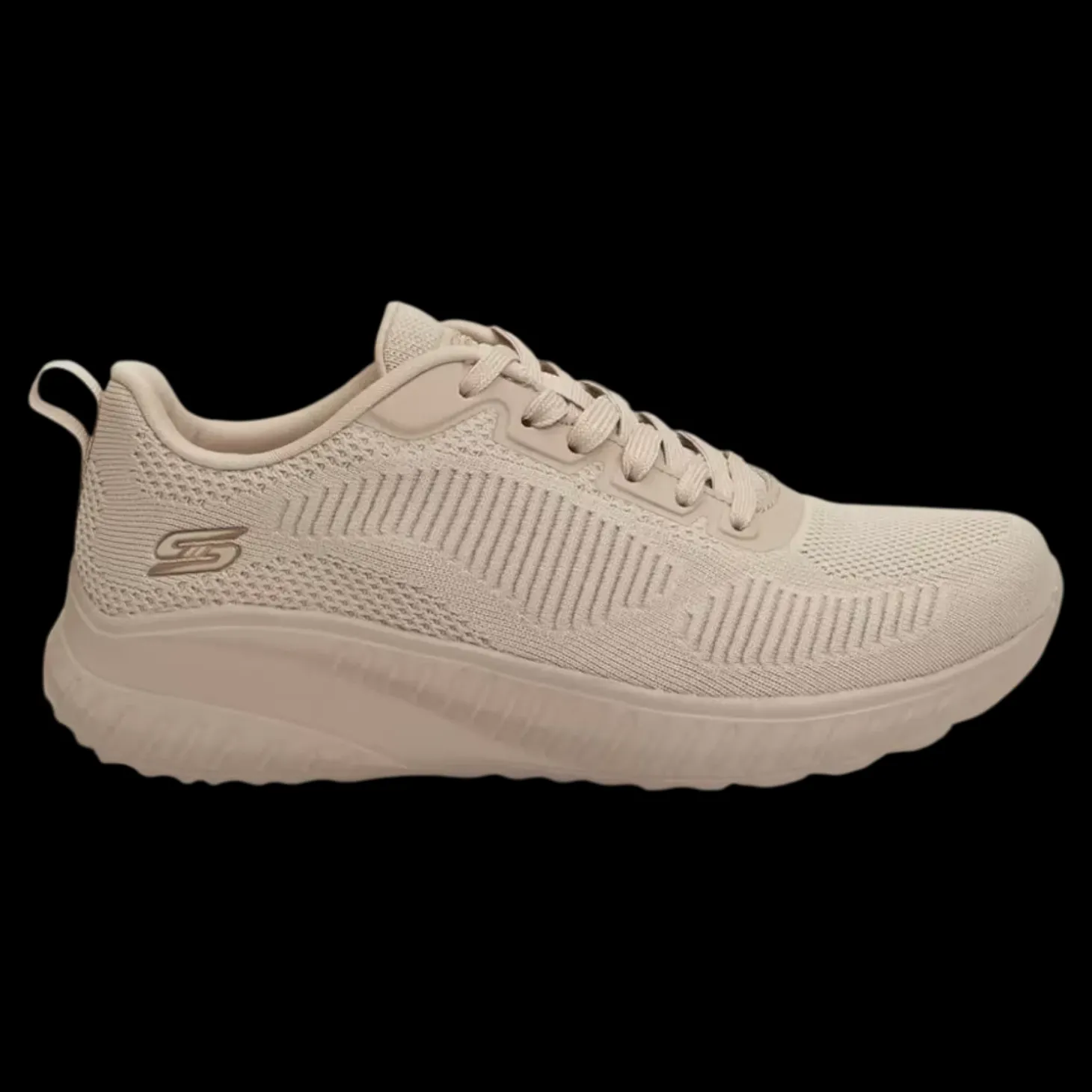 Bobs Squad Chaos - Face Off Skechers Scarpe Sportive Sneakers Da Donna Beige - 117209