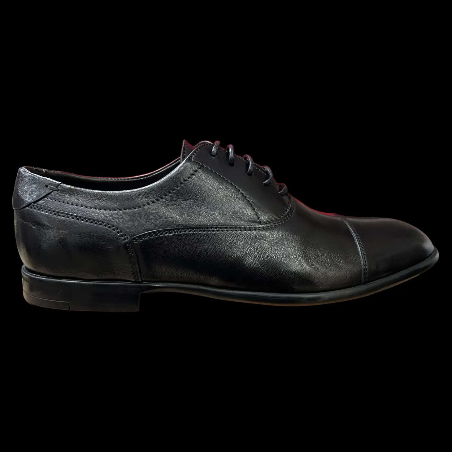 Calpierre Stringate Eleganti Da Uomo In Pelle Nera 2250 Anilux Nero - 2250