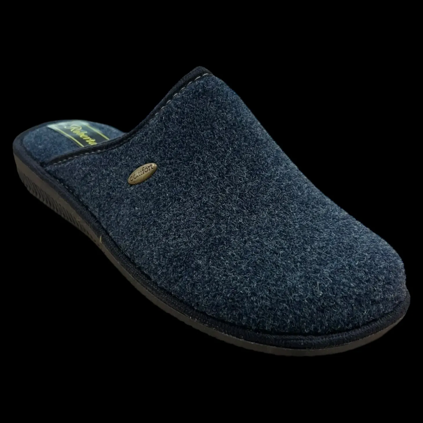 Di Ruocco Pantofole E Ciabatte Da Uomo Lana Blu - 961