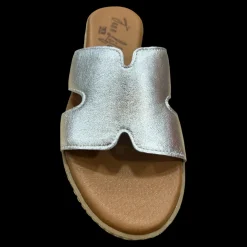 Easynrose | Free Life Pantofole E Ciabatte Sandali Da Donna Argento - 839-001