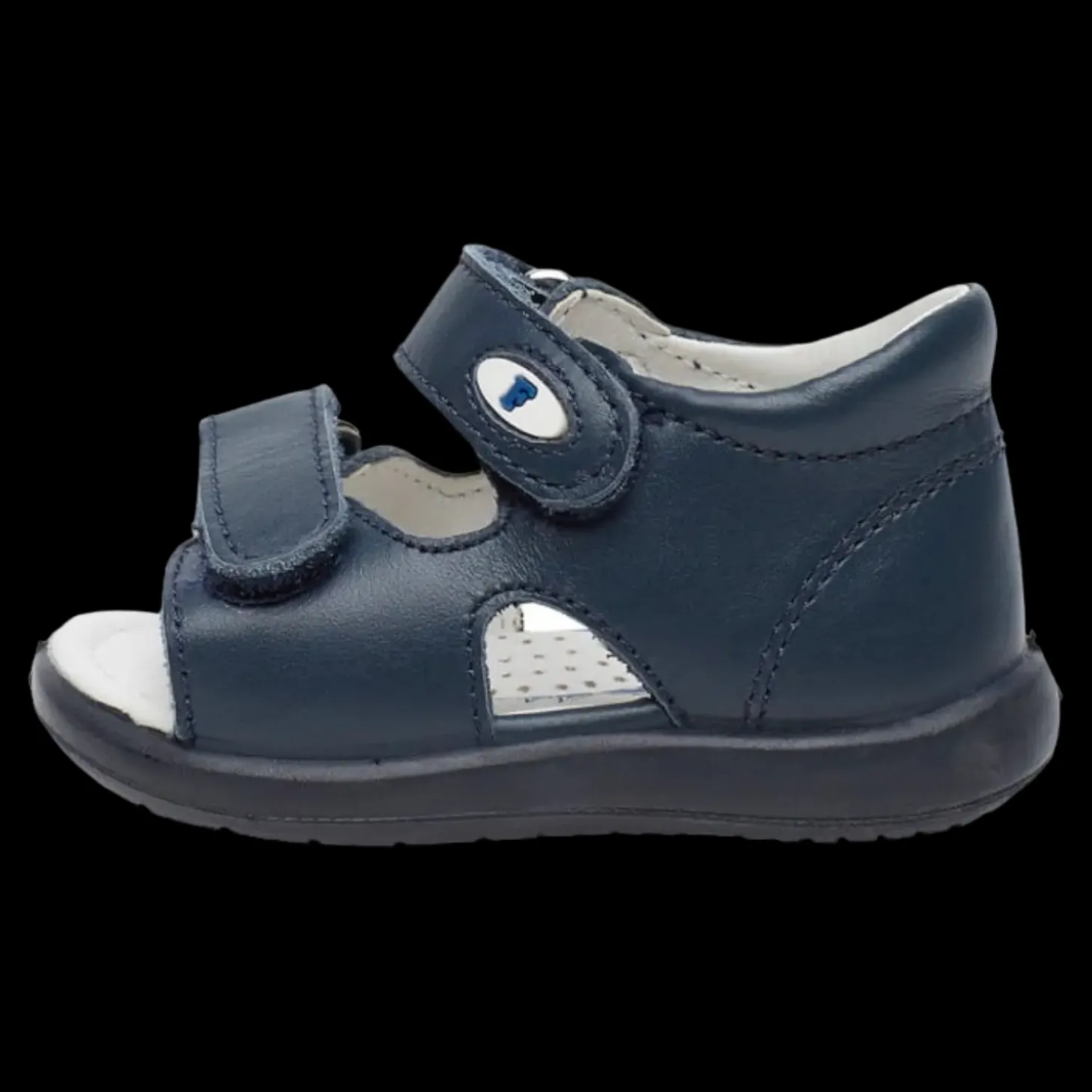 Falcotto Sandaletti Primi Passi Per Bambini In Pelle Blu - 0011500728.01.0C02