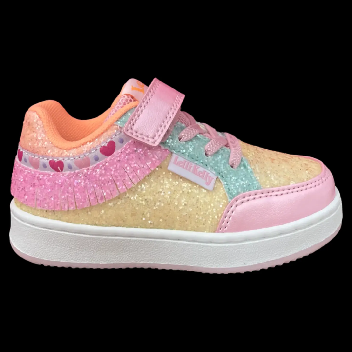 Frangetta Mix - Pan Di Zucchero Lelli Kelly Sneakers Da Bambina Giallo/rosa - LKAA8090