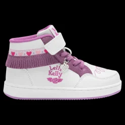 Frangetta Mix Lelli Kelly Sneakers Da Bambina Bianco/porpora - LKAA8096