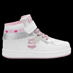 Frangetta Mix Lelli Kelly Sneakers Da Bambina Bianco/argento - LKAA8096
