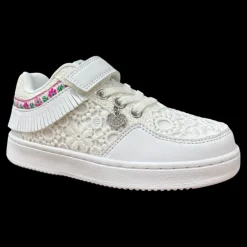 Frangetta Mix Lelli Kelly Sneakers Da Bambina Bianco - LKAA8051