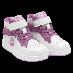 Frangetta Mix Lelli Kelly Sneakers Da Bambina Bianco/porpora - LKAA8096