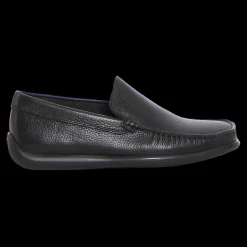 Frau Mocassini Da Uomo In Pelle Nero - 14T4
