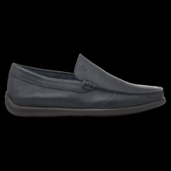 Frau Mocassini Da Uomo In Pelle Blu - 14T4