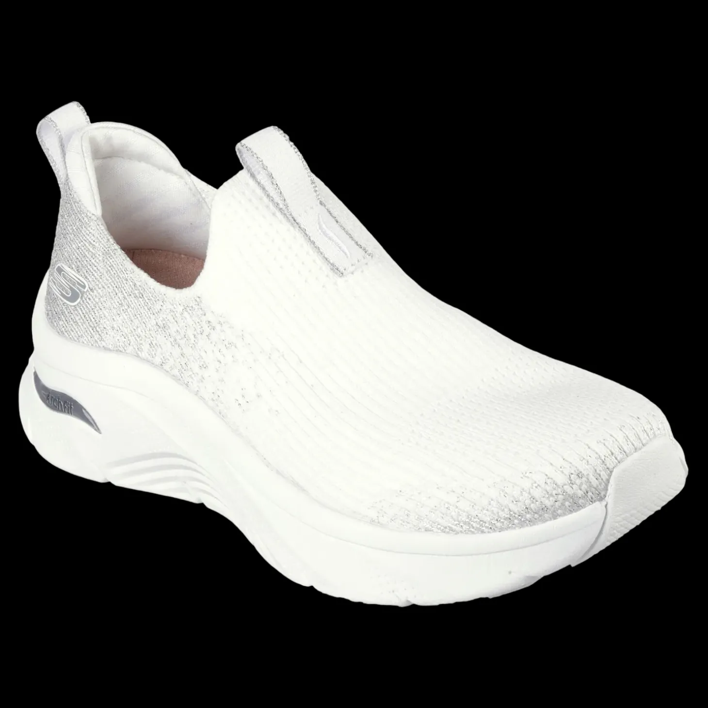 Glimmer Dust Skechers Scarpe Sportive Slip On Da Donna Bianco - 149689