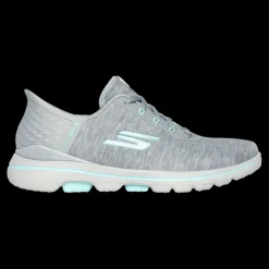 Go Golf Walk 5 - Slip Ins Skechers Scarpe Sportive Sneakers Da Donna Grigio - 123085