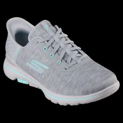 Go Golf Walk 5 - Slip Ins Skechers Scarpe Sportive Sneakers Da Donna Grigio - 123085