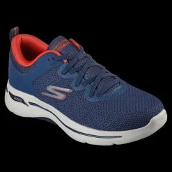 Go Walk Arch Fit - Clinton Skechers Scarpe Sportive Da Uomo Blu - 216254