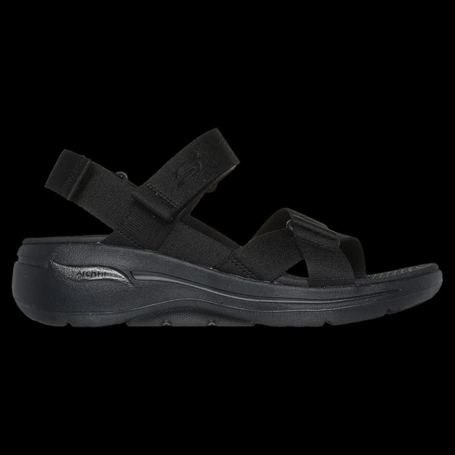 Go Walk Arch Fit Sandal Skechers Sandali Da Donna Nero - 140808
