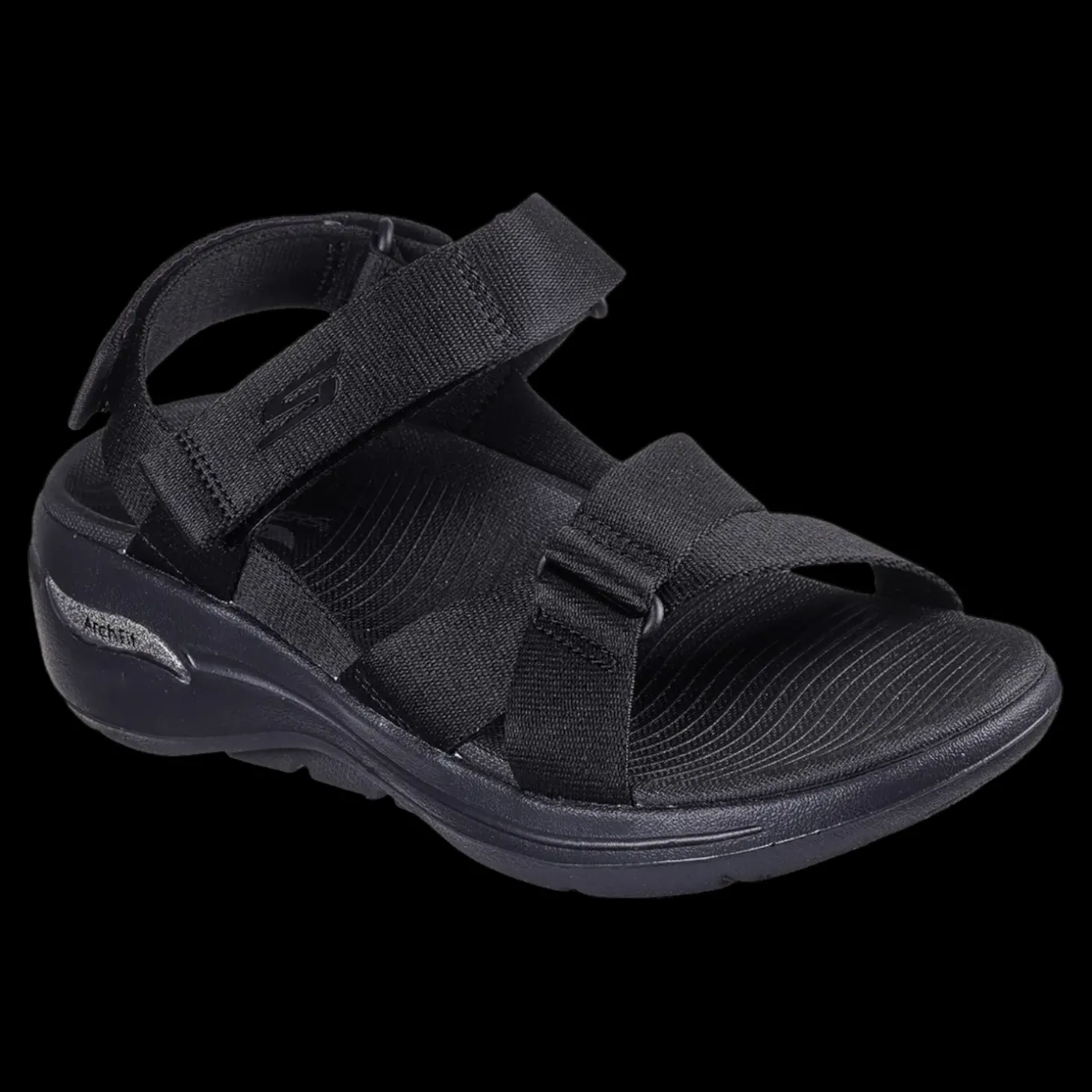 Go Walk Arch Fit Sandal Skechers Sandali Da Donna Nero - 140808
