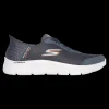 Go Walk Felx - Hands Up Skechers Slip On Sneakers Da Uomo Grigio - 216324
