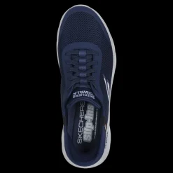 Go Walk Felx - Hands Up Skechers Slip On Sneakers Da Uomo Blu - 216324