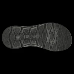 Go Walk Flex Sandal - Splendo Skechers Sandali Da Donna Nero - 141404