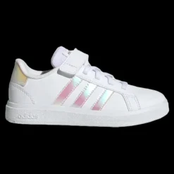 Grand Court 2.0 El K Adidas Sneakers Da Bambina Gy2327 Bianco - GY2327