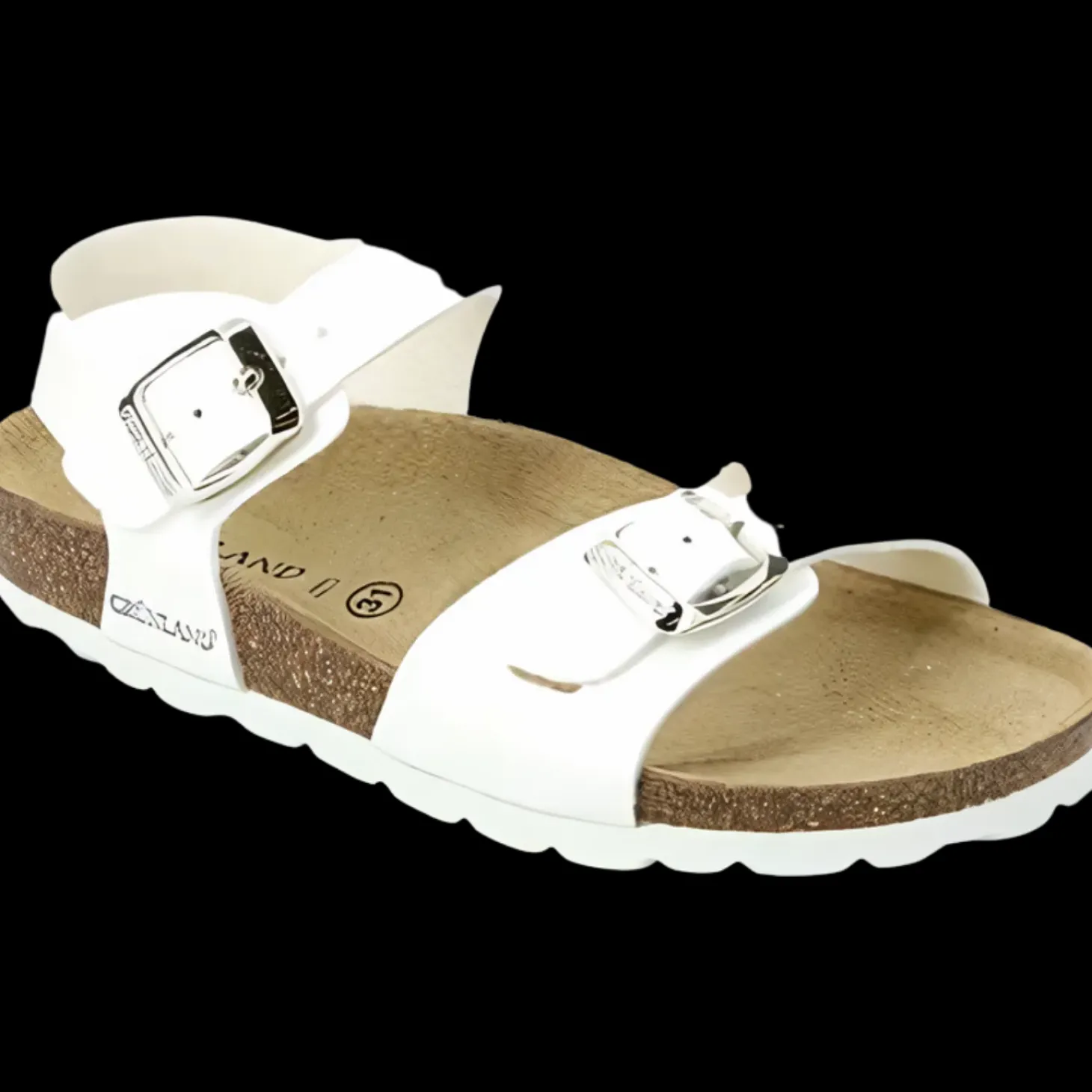 Grunland Junior Sandali Da Bambina Sb0018 Vernice Bianca - SB0018