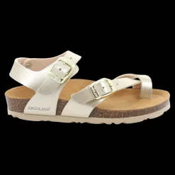 Grunland Junior Sandali Da Bambina Platino - SB1895