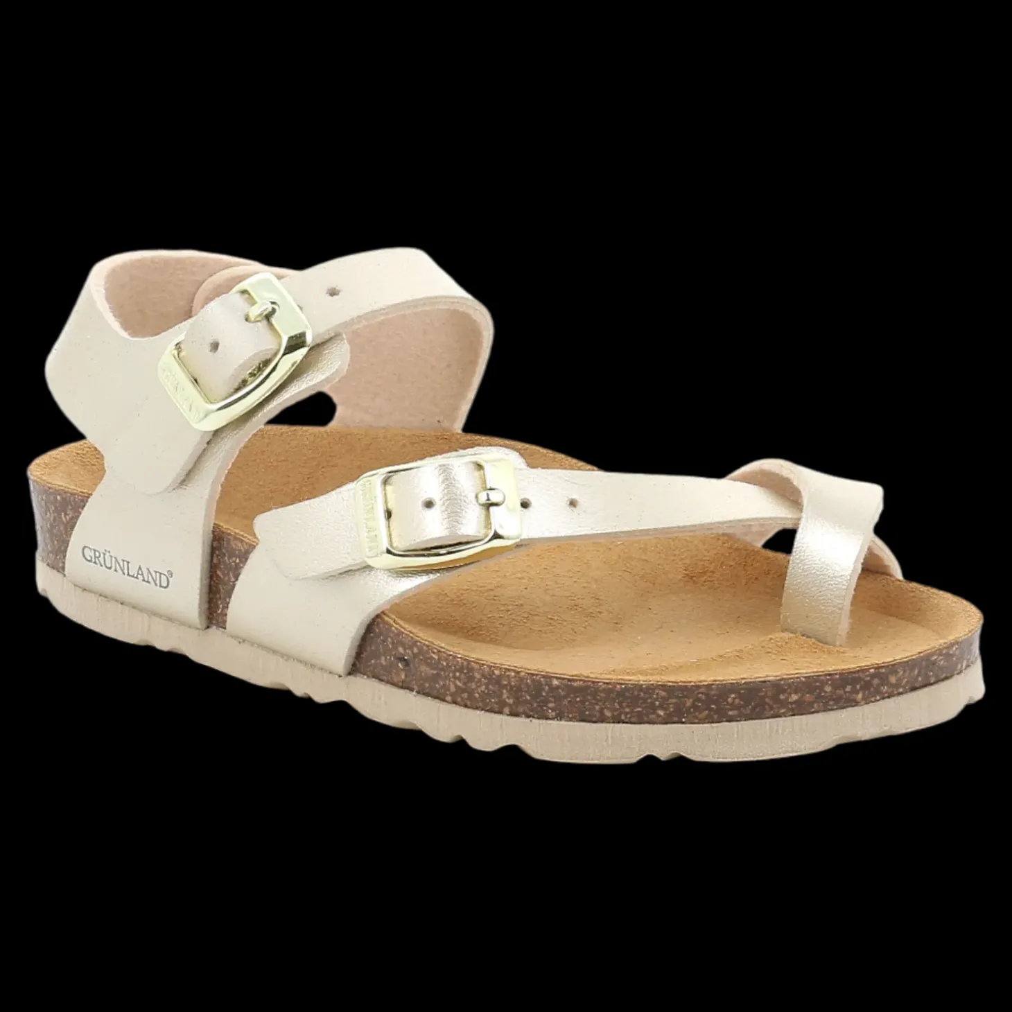 Grunland Junior Sandali Da Bambina Platino - SB1895
