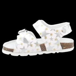 Grunland Junior Sandali Da Bambina Bianco/argento - SB2140