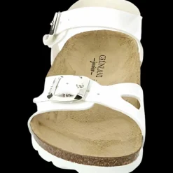 Grunland Junior Sandali Da Bambina Sb0018 Vernice Bianca - SB0018