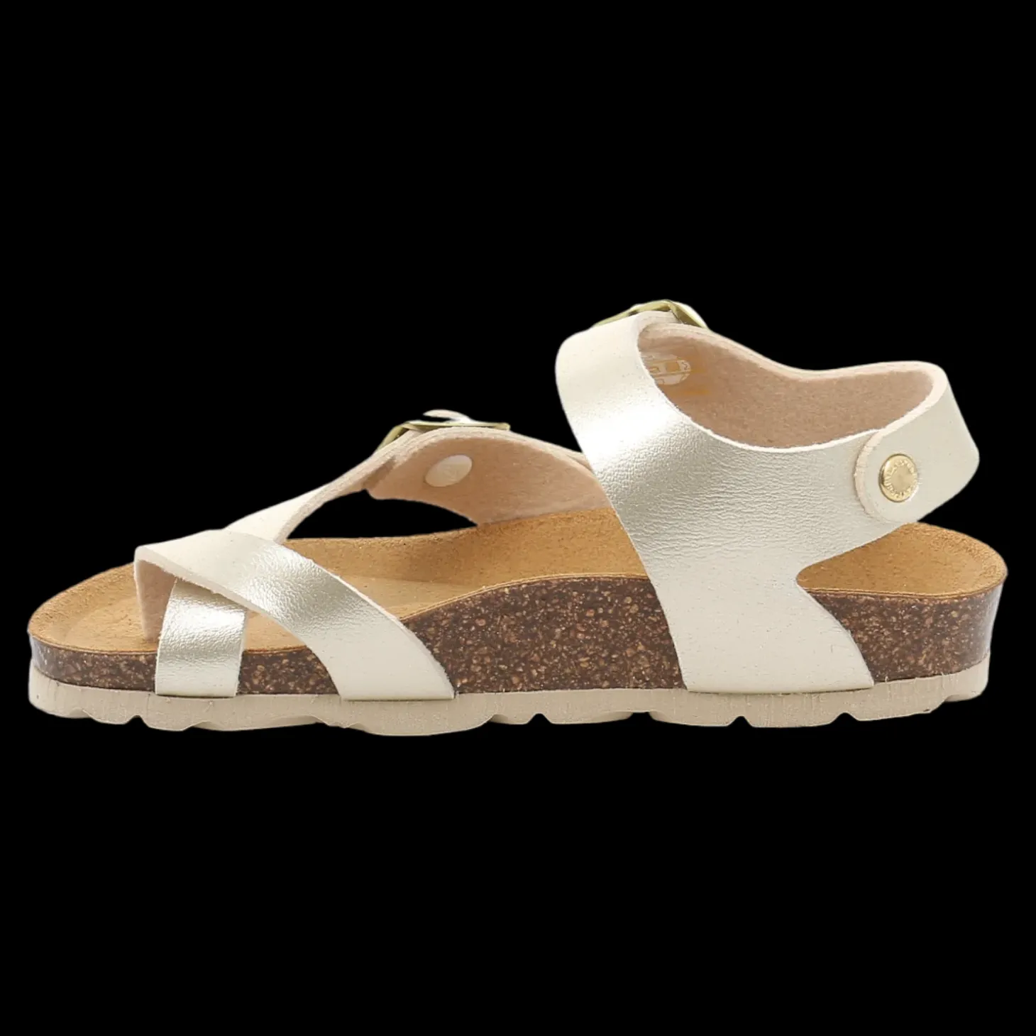 Grunland Junior Sandali Da Bambina Platino - SB1895