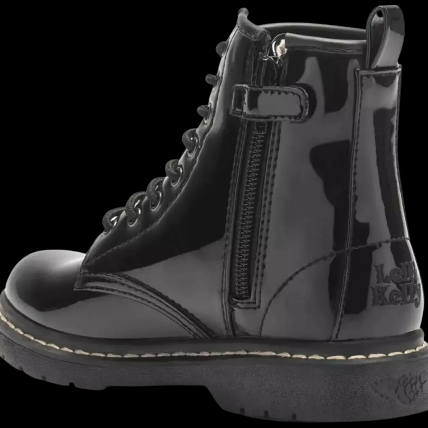 Lelli Kelly Anfibi Bambini Lk7500 Vernice Nero - LK7500
