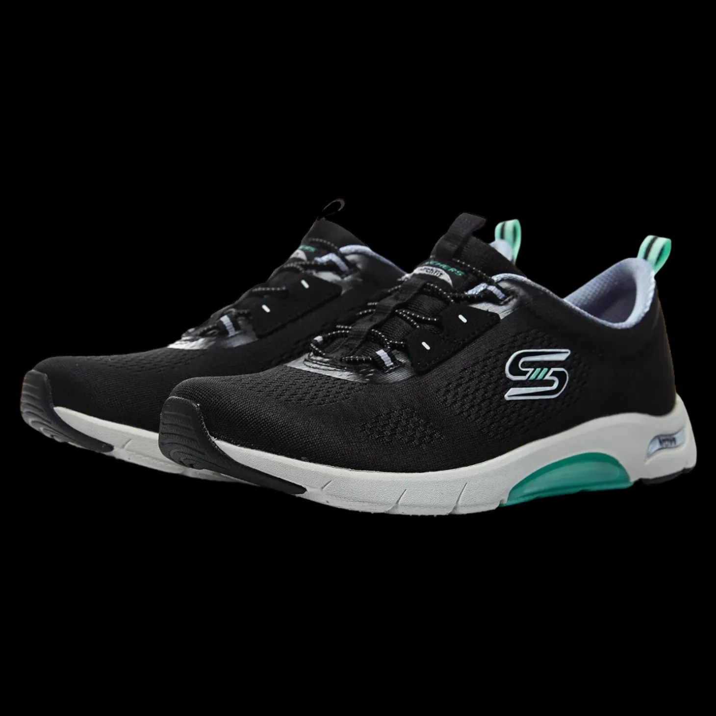 Mellow Skechers Scarpe Sportive Da Donna Nero - 104254