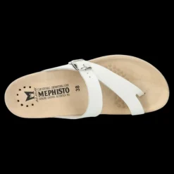 Mephisto Sandali Da Donna Helen Pelle Bianca - HELEN