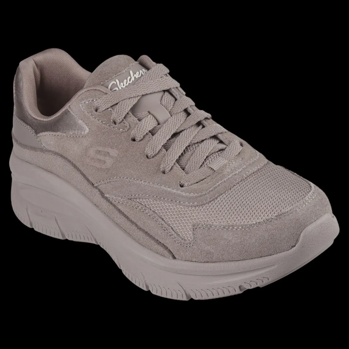Modern D'lux Skechers Scarpe Sportive Sneakers Da Donna Beige - 158590