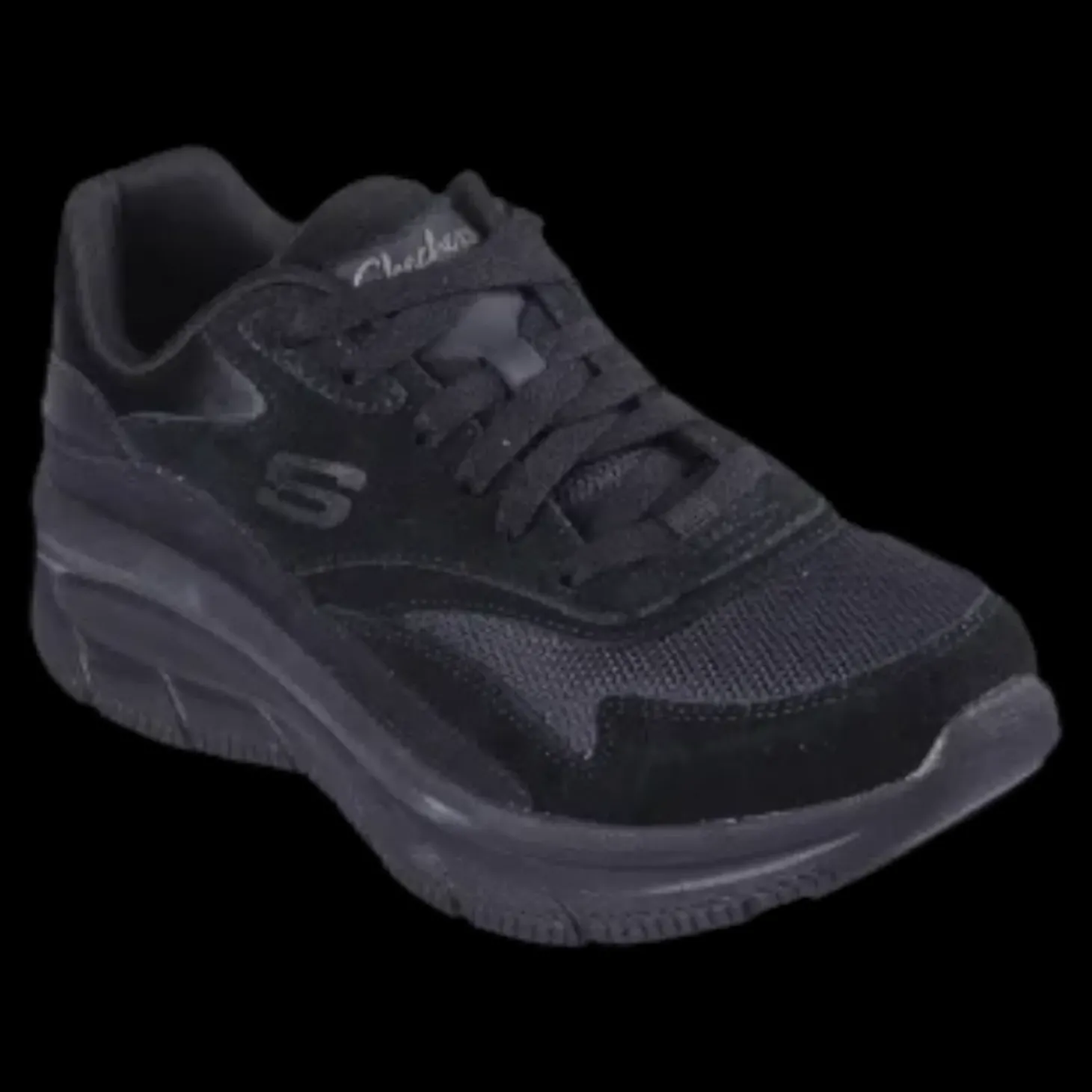 Modern D'lux Skechers Scarpe Sportive Sneakers Da Donna Nero - 158590