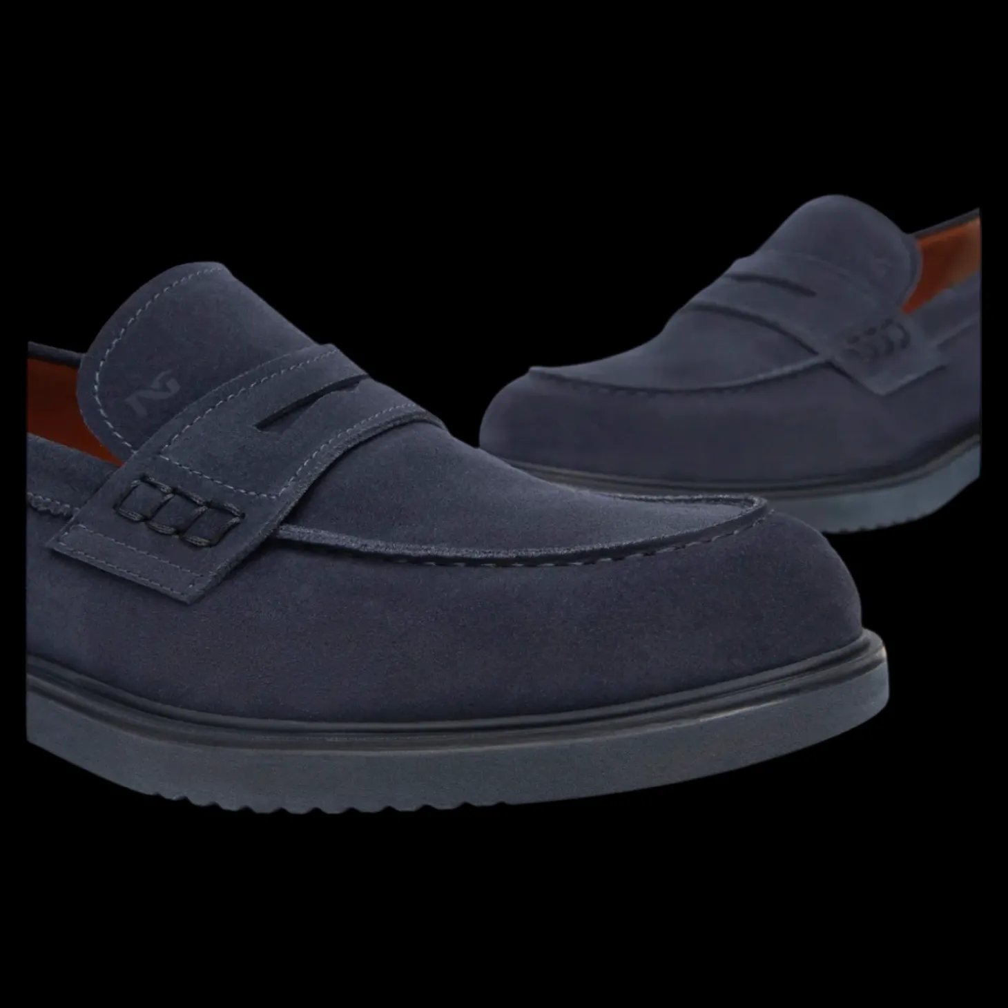 Nero Giardini Mocassini Da Uomo Blu - E500610U