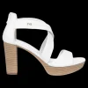 Nero Giardini Sandali Da Donna Con Tacco Alto Bianco - E307500D