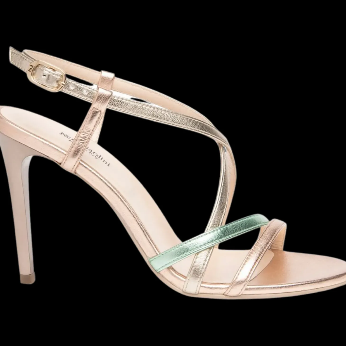 Nero Giardini Sandali Da Donna E218404de Platino - E218404DE