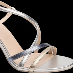 Nero Giardini Sandali Da Donna E218404de Argento - E218404DE