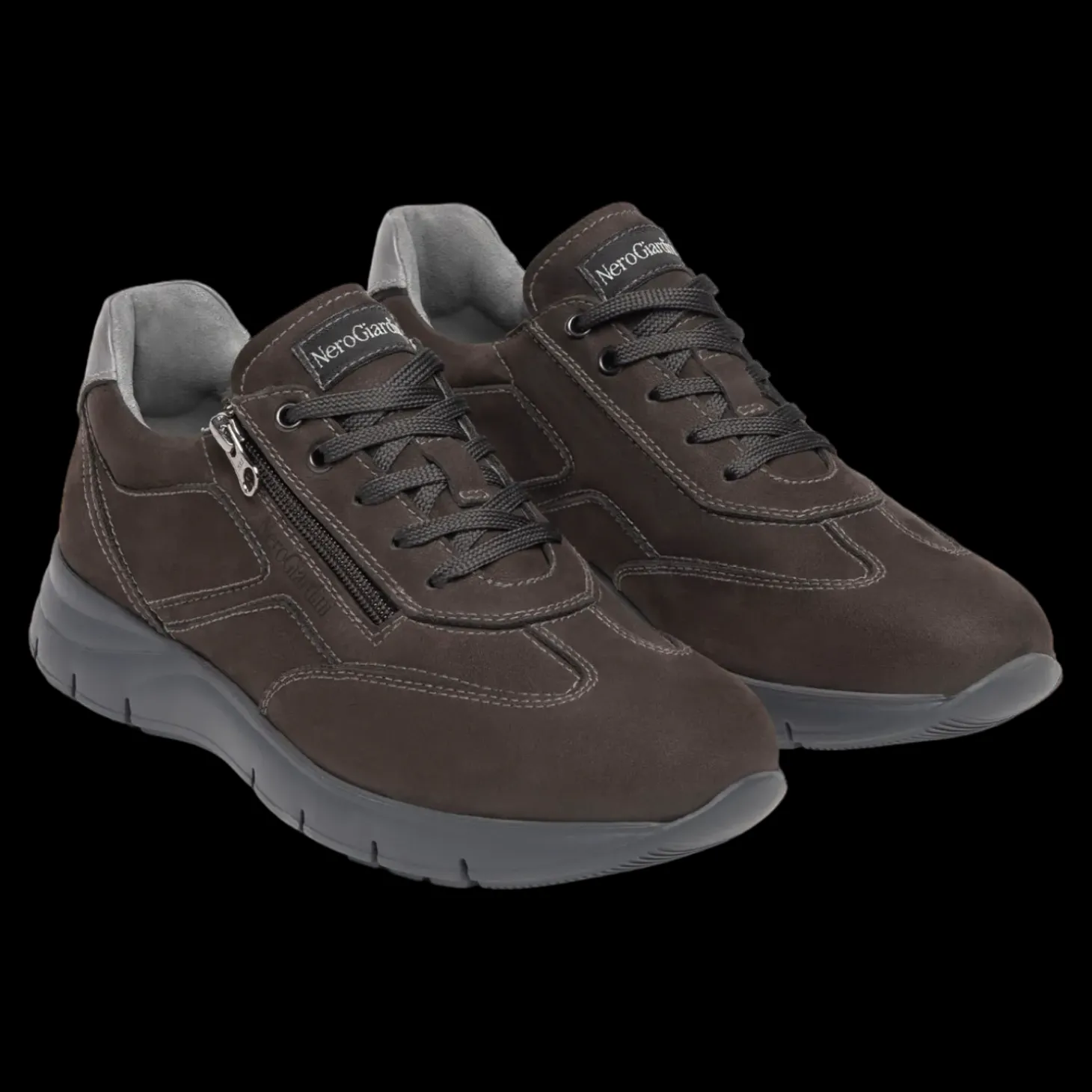 Nero Giardini Sneakers Da Uomo Antracite - I202501U