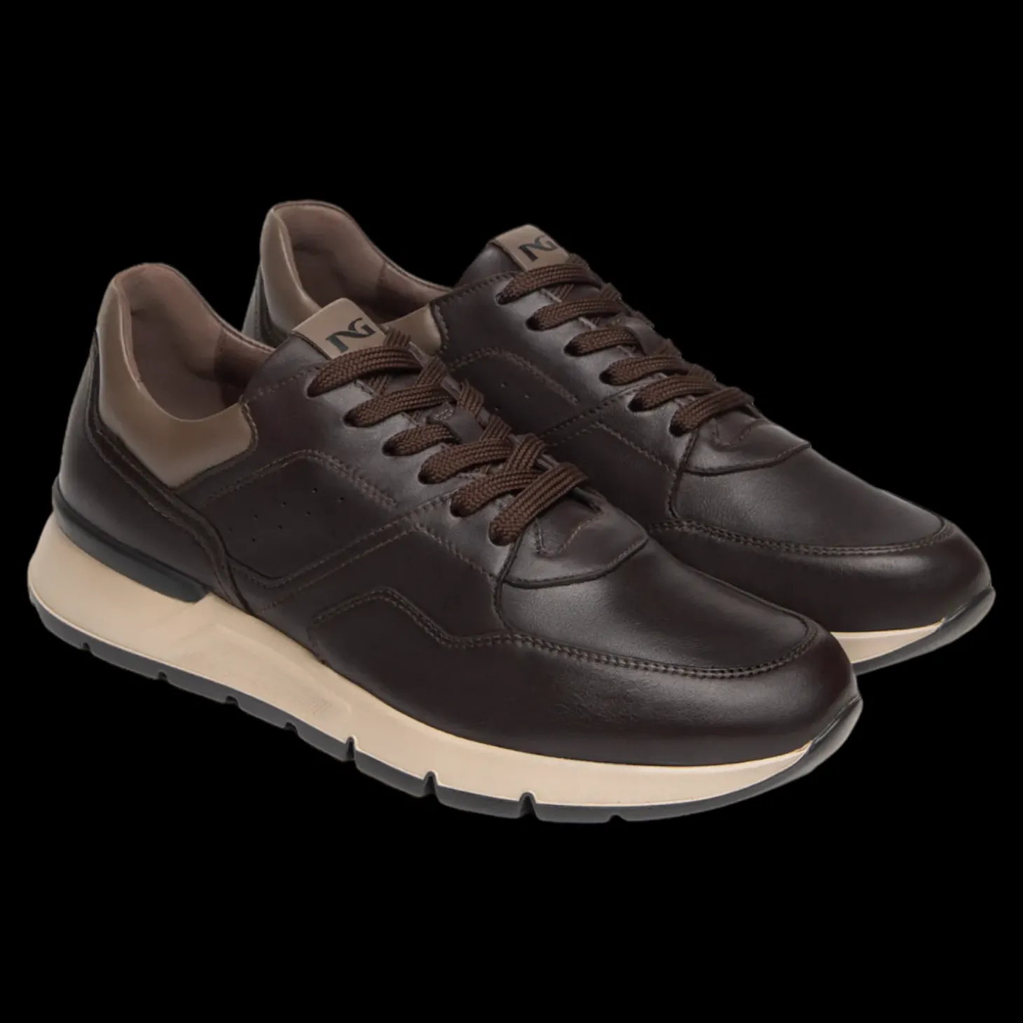 Nero Giardini Sneakers Da Uomo Marrone - I400400U